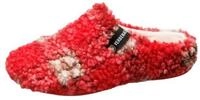 Pantoffel VERBENAS "York Gales", Damen, Gr. 37, rot (rot kombiniert), Textil,