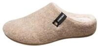 Hausschuh VERBENAS "YORK PICOS PET TONE", Damen, Gr. 37, w&auml;rmend, beige, Textil,