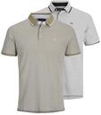 Poloshirt JACK & JONES "JJEPAULOS im Doppelpack mit Logostickerei und Komfort",