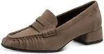Pumps TAMARIS, Damen, Gr. 36, Synthetik Textil, braun (taupe), Ziegenveloursleder,
