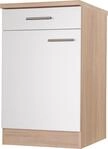 Unterschrank RESPEKTA "Merle", wei&szlig;, B:50cm H:84,8cm T:60cm, Schr&auml;nke,
