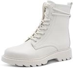 Schn&uuml;rstiefelette TAMARIS, Damen, Gr. 36, Synthetik Textil, wei&szlig; (sanftes wei&szlig;),