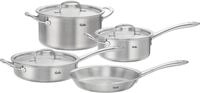Topf-Set FISSLER "Fissler M5 Pro-Ply, Edelstahl-Topfset (7-teilig)", silber