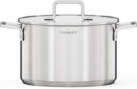 Kochtopf HANSEATIC "DAILY, mit Antihaftbeschichtung", silber (silberfarben), H:15cm