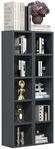 Standregal VCM "Holz CD DVD Stand Aufbewahrung Deko Regal Megosa S", schwarz
