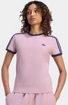 T-Shirt ADIDAS ORIGINALS "3S TEE SLIM", Damen, Gr. XXL, magmau, nindig,...