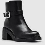 Stiefelette ESPRIT "PERINA", Damen, Gr. 37, Textil, schwarz, Lederimitat, Schuhe