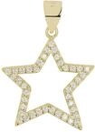 Kettenanh&auml;nger AKZENT "Nagem" aus 925 Sterlingsilber, rhodiniert, langlebig",...