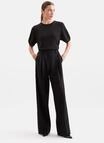 Stoffhose SEIDENSTICKER, Damen, Gr. 34, Normalgr&ouml;&szlig;en, schwarz, 52% Polyester,...