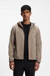 Windbreaker BOSS GREEN, Herren, Gr. M, beige (light, pastel gr&uuml;n334), Web,