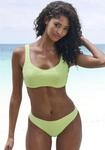 Bustier-Bikini-Top S.OLIVER "Oana", Damen, Gr. 36, Cup D, gr&uuml;n (limette),