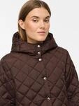 Steppjacke VILA "VITATE L/S HOODED JACKET - NOOS", Damen, Gr. 38, braun (coffee