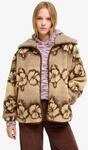 Fleecejacke ROXY "FEELS LIKE WINTER", Damen, Gr. L, beige (peeble hibi sherpa),