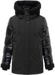 Winterjacke NAVAHOO "Winterjacke Herzschmelz 14", Damen, Gr. XS, schwarz, gerade
