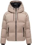 Winterjacke NAVAHOO "Winterjacke Petit-Puffy 14", Damen, Gr. M, beige (taupe grau),