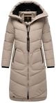 Winterjacke MARIKOO "Marikoo Benikoo Damen lange Winterjacke B949", Damen, Gr. XXL,