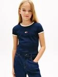 T-Shirt TOMMY HILFIGER, M&auml;dchen, Gr. 80, blau (schwarz night navy), Single...