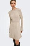 Strickkleid ONLY "ONLFIA LS FIT FLARE ONEC DRESS CS KNT", Damen, Gr. XS, N-Gr,