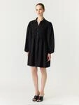 Smokkleid Y.A.S "YASPALA LS SMOCK SHIRT DRESS S. NOOS", Damen, Gr. 42, N-Gr, Langarm,