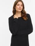 Strickkleid VILA "VIRIL L/S VOLUME SLEEVE KNIT DRESS-NOOS", Damen, Gr. M, N-Gr,