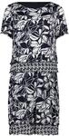 Midikleid BETTY BARCLAY "Stufenkleid mit U-Boot-Ausschnitt", Damen, Gr. 38, EURO,