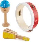 Spielzeug-Musikinstrument HAPE "Junior Perkussion Set", bunt,