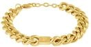 Armband POLICE "Interstellar", gold (gelbgoldfarben), Armb&auml;nder, 22cm, Edelstahl,
