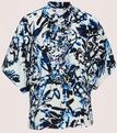 Kurzarmbluse MADELEINE "Blusenshirt Oversized-Bluse mit R&uuml;schen", Damen, Gr....