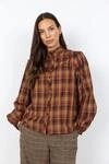 Langarmbluse SOYACONCEPT "SC-HALEMA YD 2", Damen, Gr. M, braun (madder braun...