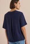 Shirtbluse CECIL, Damen, Gr. XS (36), blau (urban dunkelblau), Web,...
