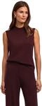 Strickweste FALKE "Pure Merino Wool", Damen, Gr. XS, braun (schwarz choco...