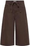Shorts B.YOUNG "Damen Jeansshorts BYLUPINA", Damen, Gr. 26, N-Gr, braun (java),