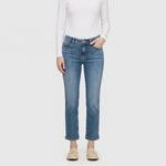 7/8-Jeans MAC, Damen, Gr. 32, L&auml;nge 27, fancy authentic blau, Denim/Jeans,