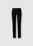 Straight-Jeans PEPE JEANS "SLIM JEANS MW GEN", Damen, Gr. 26, L&auml;nge 32, schwarz