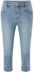 5-Pocket-Jeans HEINE "Jeans Caprijeans im 5-Pocket-Stil", Damen, Gr. 40, N-Gr,...