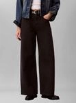 Weite Jeans CALVIN KLEIN "THE WIDE LEG", Damen, Gr. 27, L&auml;nge 29, schwarz (worn
