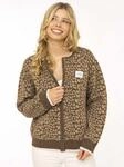 Strickjacke ZWILLINGSHERZ "Leo & Patch", Damen, Gr. S/M, braun, Grobstrick,