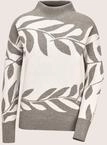 Longpullover MADELEINE "Jacquard-Pullover Moderner Winterpullover mit floralem