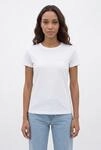 T-Shirt BOSS ORANGE "Elove Premium Damenmode", Damen, Gr. L, wei&szlig; (wei&szlig; 100),