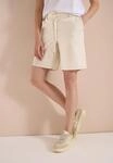 Shorts CECIL, Damen, Gr. 25, N-Gr, beige (pearl beige), Web, Obermaterial: 97%