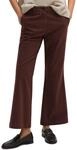 7/8-Hose MARC O'POLO "MARTHE FLARED", Damen, Gr. 36, N-Gr, braun, Web,...