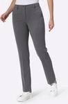 Stretch-Hose HEINE, Damen, Gr. 34, Normalgr&ouml;&szlig;en, grau (anthrazit), 62%...