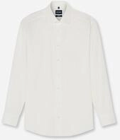 Langarmhemd OLYMP "Luxor Covershirt", Herren, Gr. 42, N-Gr, wei&szlig; (sanftes...