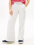 Jogginghose TOMMY HILFIGER "STAR SWEATPANT", M&auml;dchen, Gr. 7 (122), N-Gr, wei&szlig;
