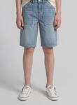 Jeansshorts TOM TAILOR, Jungen, Gr. 170, N-Gr, blau (tinted blau), Denim/Jeans,