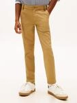 Chinohose TOMMY HILFIGER, Jungen, Gr. 74, N-Gr, beige (schwarz dune), Web,