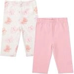 Caprileggings STACCATO, M&auml;dchen, Gr. 116/122, N-Gr, nature mel aop, deep rose,