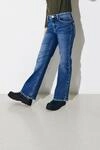 Bootcut-Jeans KIDS ONLY "KOGJUICY WIDE LEG DNM CRO557 NOOS", M&auml;dchen, Gr. 116,...