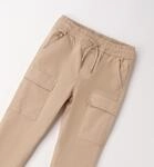 Outdoorhose IDO "BABY BOY TROUSERS", Jungen, Gr. 104, EURO-Gr&ouml;&szlig;en, beige, 98%