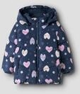 Steppjacke NAME IT "NMFMAY PUFFER JACKET AOP1", M&auml;dchen, Gr. 104, blau (oceana),